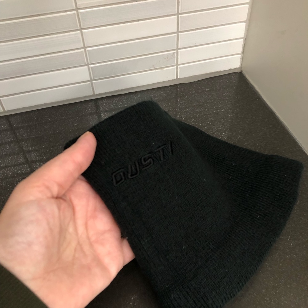 Gusti black kids neck warmer